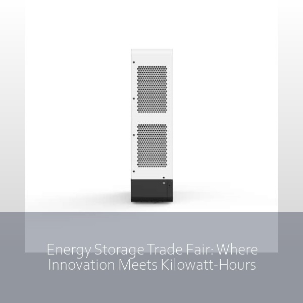 Energy Storage Trade Fair: Where Innovation Meets Kilowatt-Hours